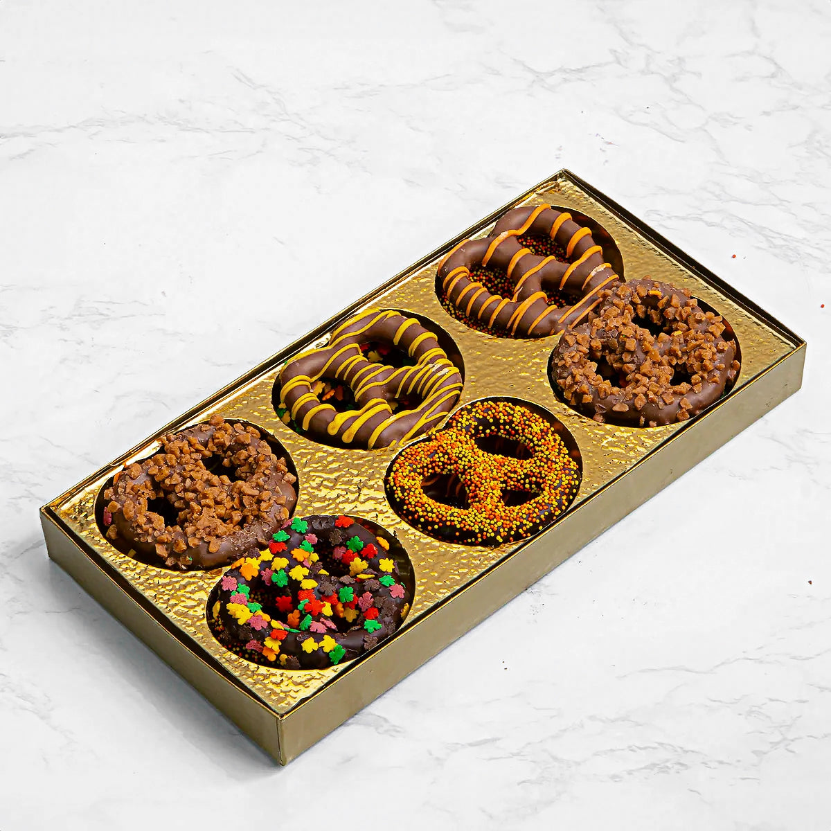 Fall Festival Belgian Chocolate Covered Pretzels