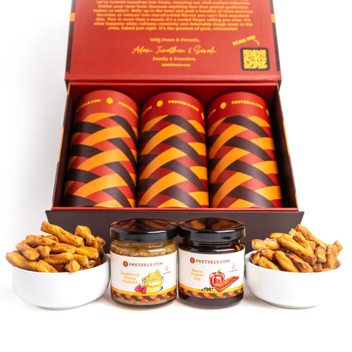 Sweet & Salty Pretzel Dips Gift Box