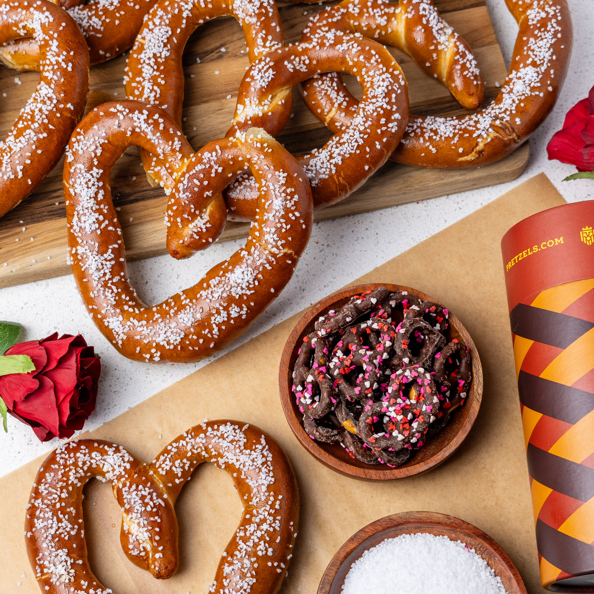 SOFT PRETZELS! Valentine Twisted Love Box